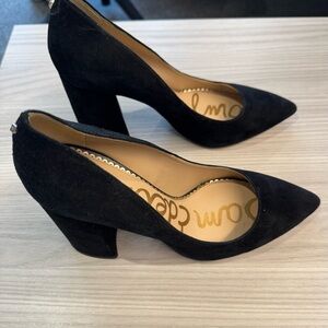 Sam Edelman Black Suede Heels